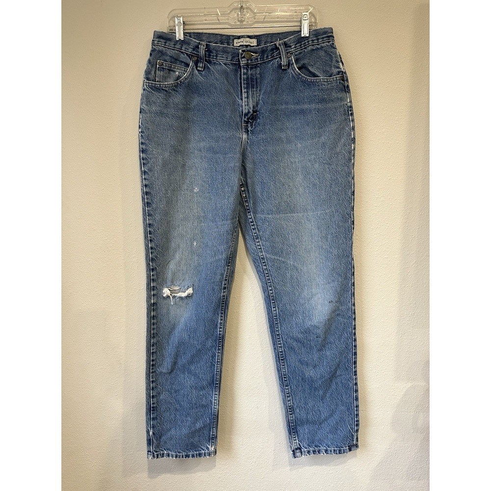 Vintage Riders Relaxed Women's Jeans Size 14L 100% Cotton 90s No Stretch Straigh